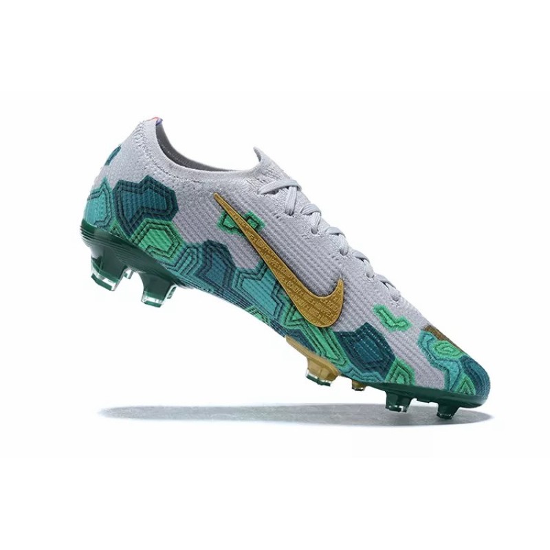 Botas de Fútbol Nike Mercurial Vapor FG Blanco&Turquesa (#39~#45)