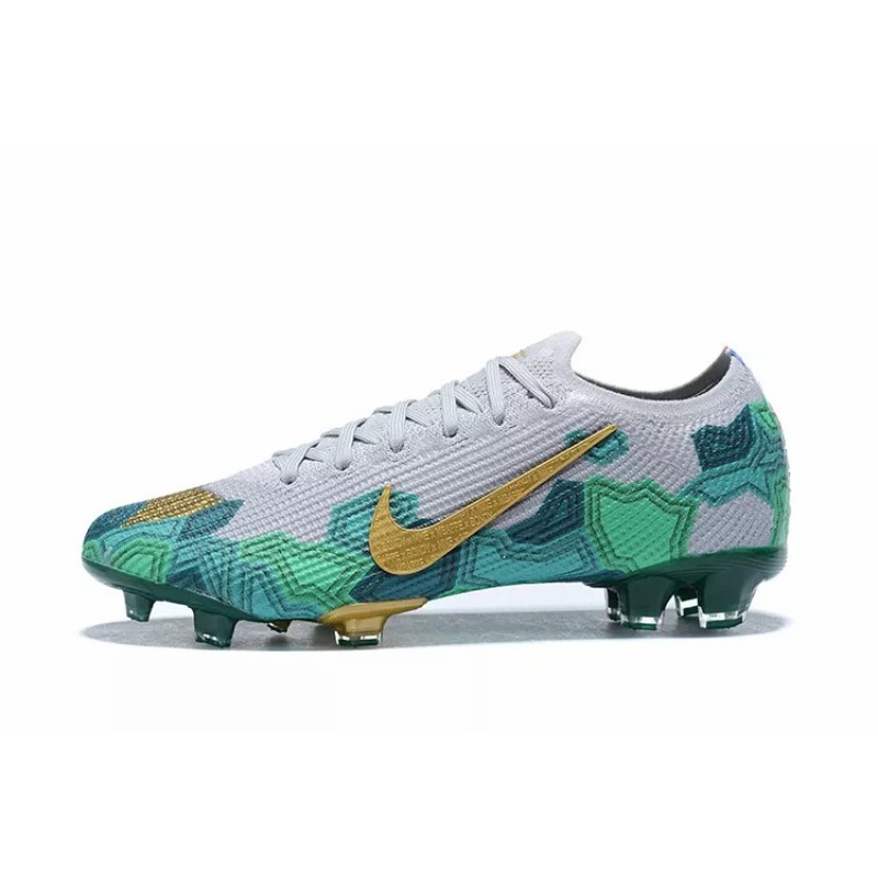 Botas de Fútbol Nike Mercurial Vapor FG Blanco&Turquesa (#39~#45)
