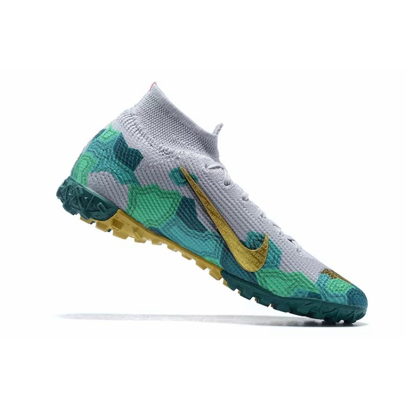Botas de Fútbol Nike Mercurial Superfly TF Blanco&Verde (#39~#45)
