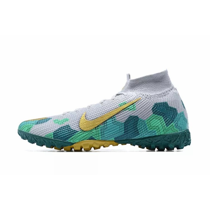 Botas de Fútbol Nike Mercurial Superfly TF Blanco&Verde (#39~#45)