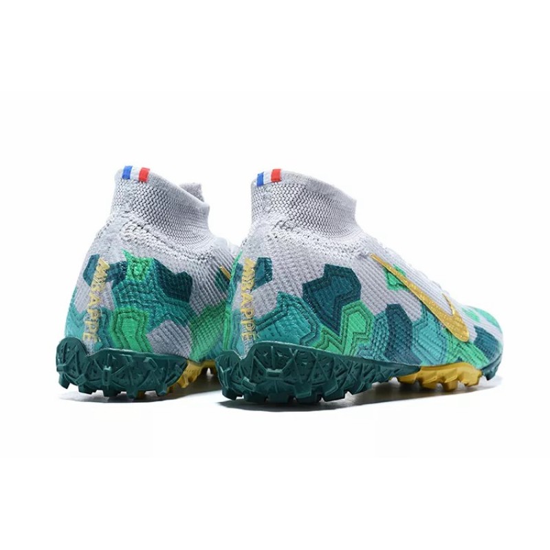 Botas de Fútbol Nike Mercurial Superfly TF Blanco&Verde (#39~#45)
