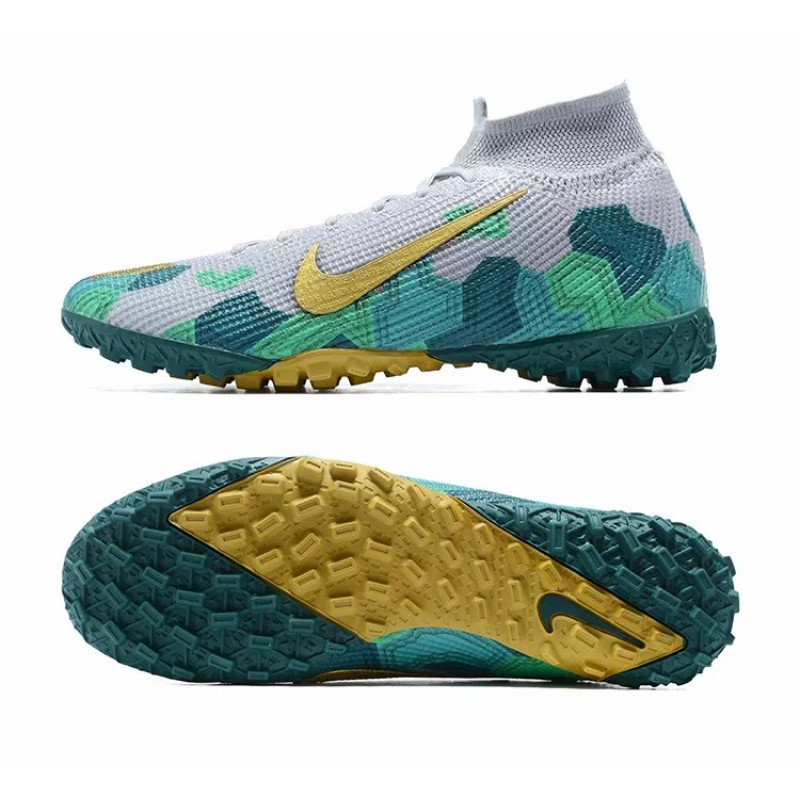 Botas de Fútbol Nike Mercurial Superfly TF Blanco&Verde (#39~#45)