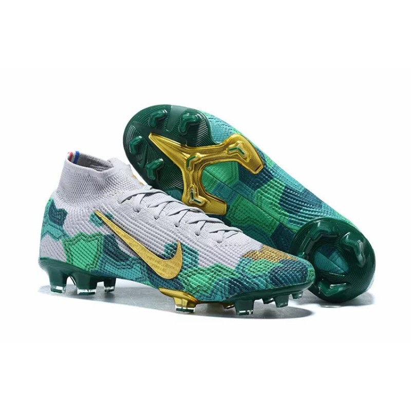 Botas de Fútbol Nike Mercurial Superfly FG Blanco&Verde (#39~#45)