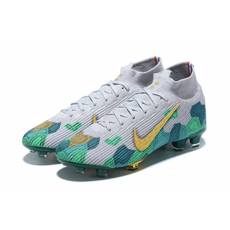 Botas de Fútbol Nike Mercurial Superfly FG Blanco&Verde (#39~#45)