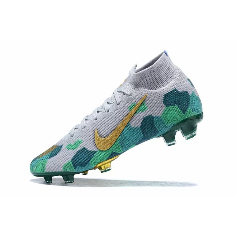 Botas de Fútbol Nike Mercurial Superfly FG Blanco&Verde (#39~#45)
