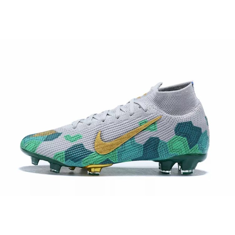 Botas de Fútbol Nike Mercurial Superfly FG Blanco&Verde (#39~#45)