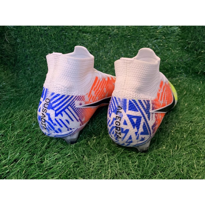 Botas de Fútbol Nike Superfly 7 Elite SE FG Rojo Naranja&Amarillo Fluorescente (#39~#45)
