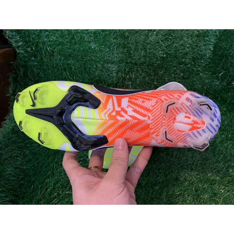 Botas de Fútbol Nike Superfly 7 Elite SE FG Rojo Naranja&Amarillo Fluorescente (#39~#45)