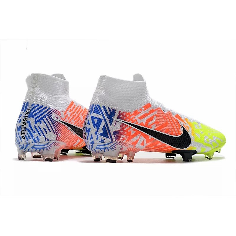 Botas de Fútbol Nike Superfly 7 Elite SE FG Rojo Naranja&Amarillo Fluorescente (#39~#45)