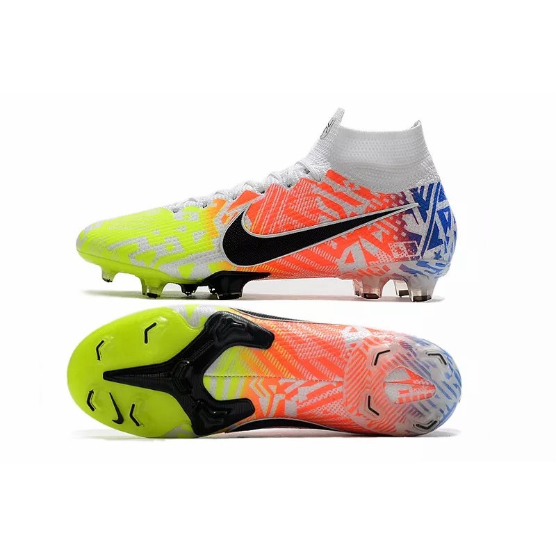 Botas de Fútbol Nike Superfly 7 Elite SE FG Rojo Naranja&Amarillo Fluorescente (#39~#45)