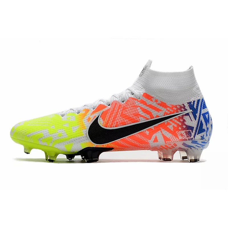 Botas de Fútbol Nike Superfly 7 Elite SE FG Rojo Naranja&Amarillo Fluorescente (#39~#45)