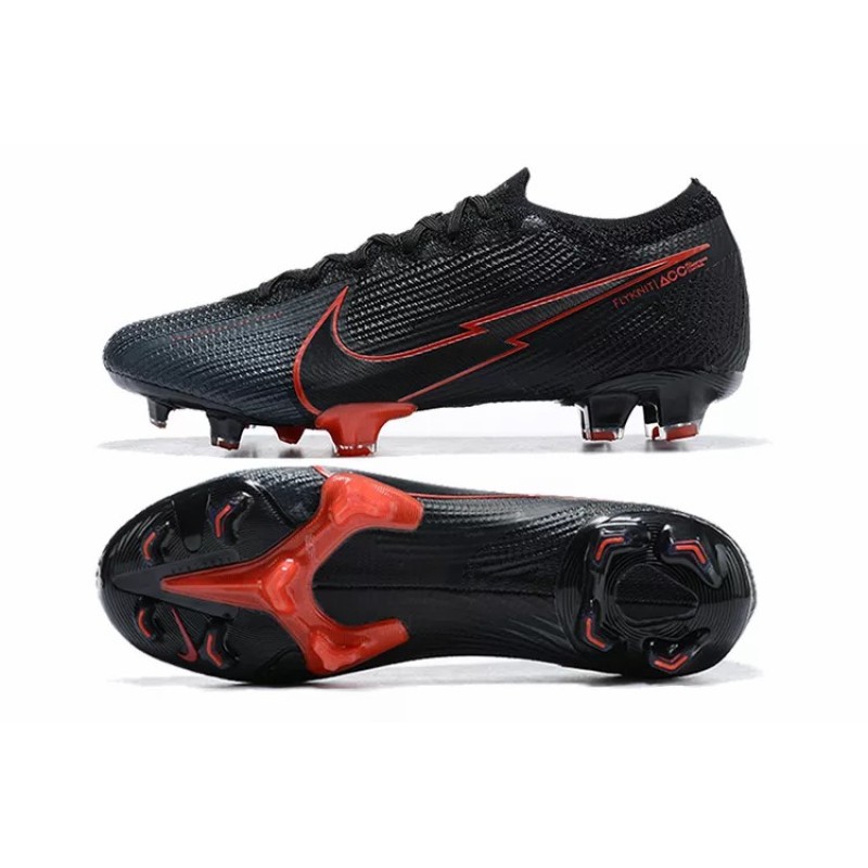 Botas de Fútbol Nike Mercurial Vapor VII 13 Elite FG Negro&Rojo (#35~#45)