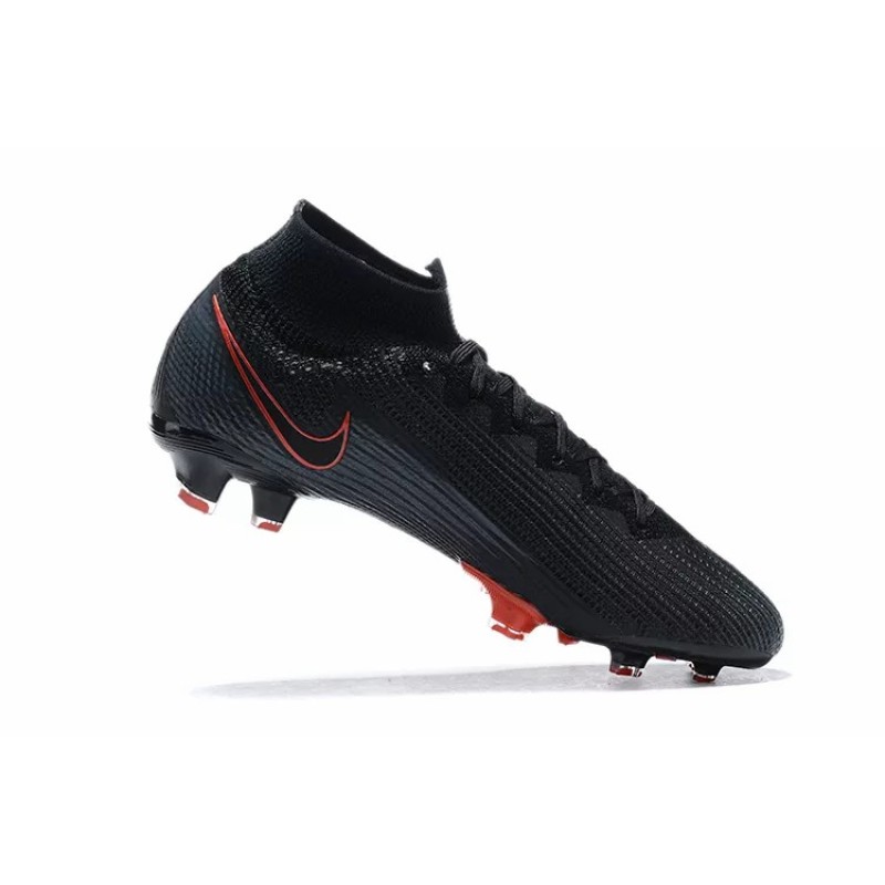 Botas de Fútbol Nike Superfly VII 7 Elite SE FG Negro&Rojo (#39~#45)