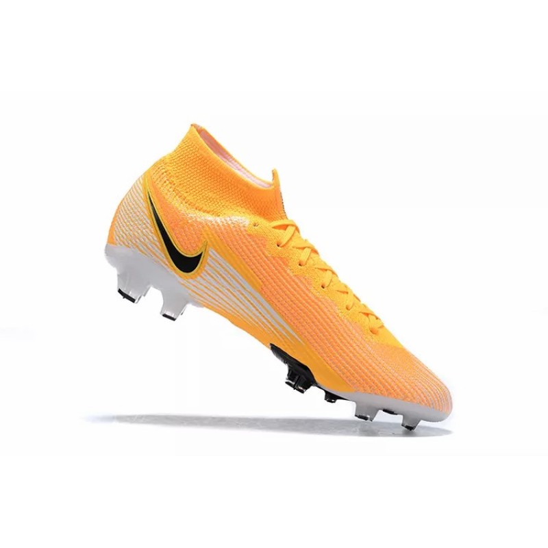 Botas de Fútbol Nike Superfly VII 7 Elite SE FG Naranja&Blanco (#39~#45)