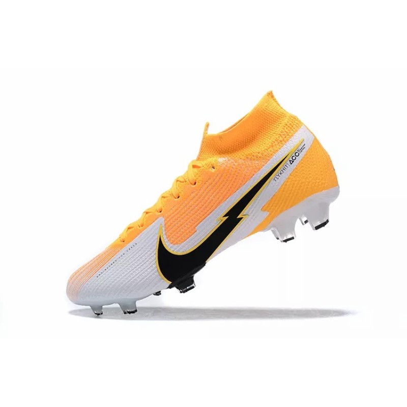 Botas de Fútbol Nike Superfly VII 7 Elite SE FG Naranja&Blanco (#39~#45)