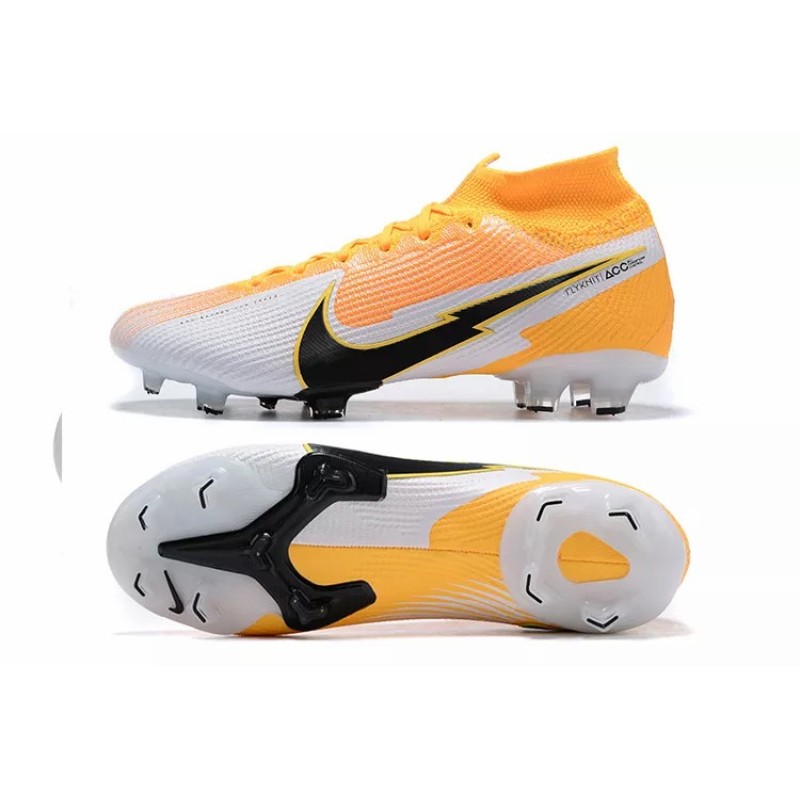 Botas de Fútbol Nike Superfly VII 7 Elite SE FG Naranja&Blanco (#39~#45)
