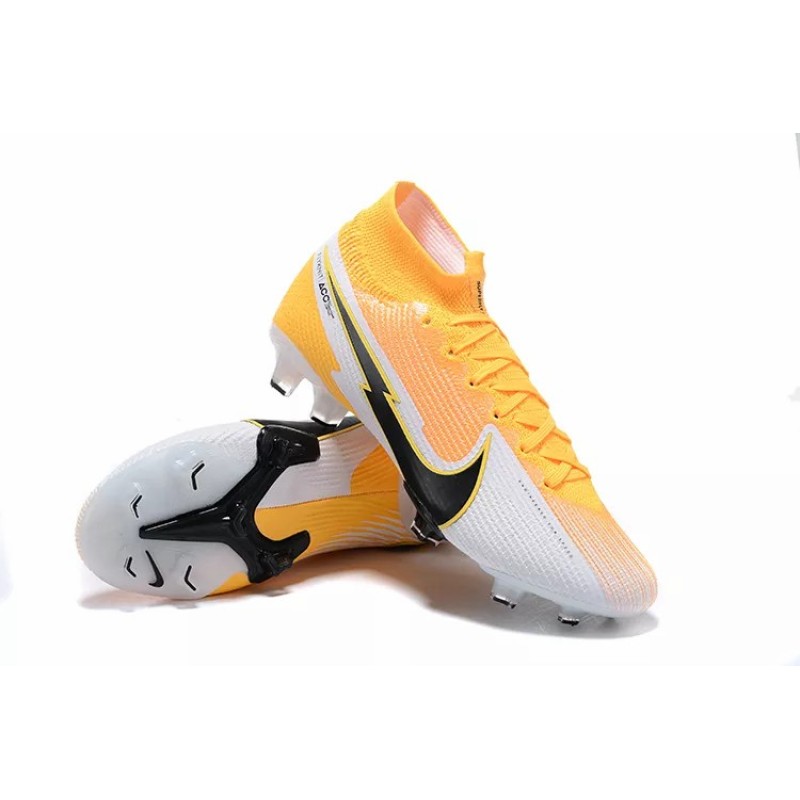 Botas de Fútbol Nike Superfly VII 7 Elite SE FG Naranja&Blanco (#39~#45)