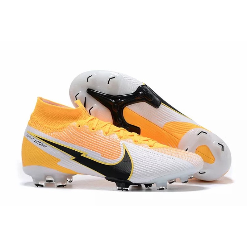 Botas de Fútbol Nike Superfly VII 7 Elite SE FG Naranja&Blanco (#39~#45)