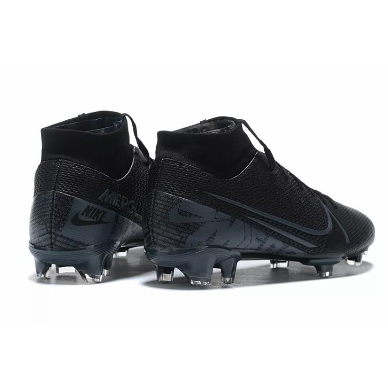 Botas de Fútbol Nike Mercurial Superfly VII Club FG Negro / Azul / Azul Marino (#39~#45)
