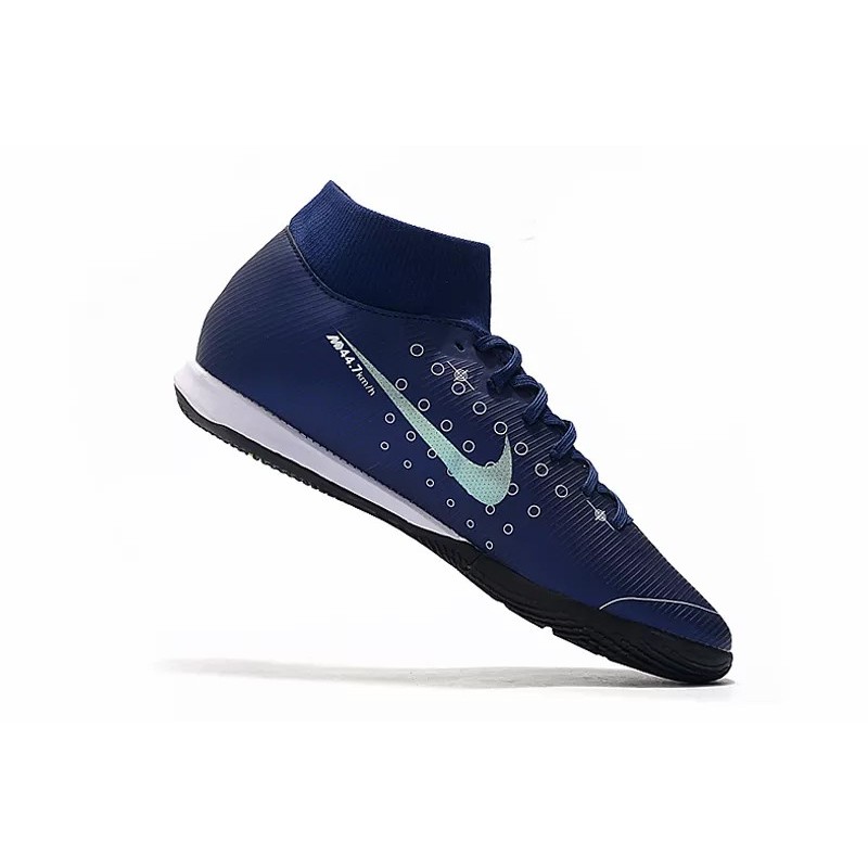 Botas de Fútbol Nike Mercurial Superfly VII Club IC Azul Marino (#39~#45)