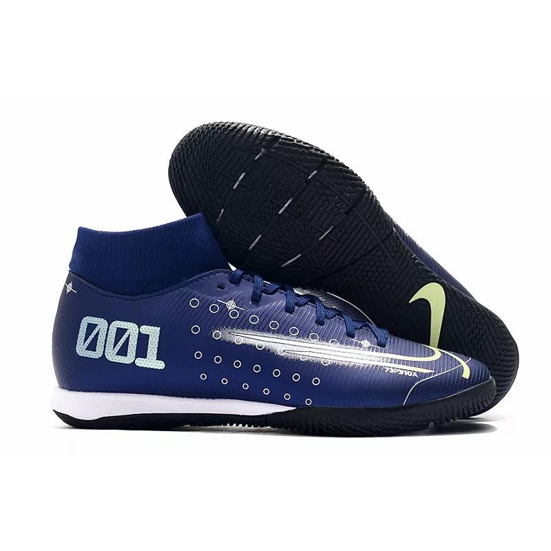 Botas de Fútbol Nike Mercurial Superfly VII Club IC Azul Marino (#39~#45)