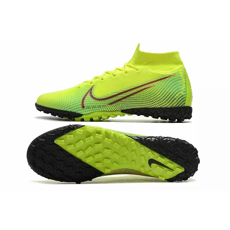 Botas de Fútbol Nike Mercurial Superfly 7 Elite TF Amarillo Fluorescente (#38~#45)