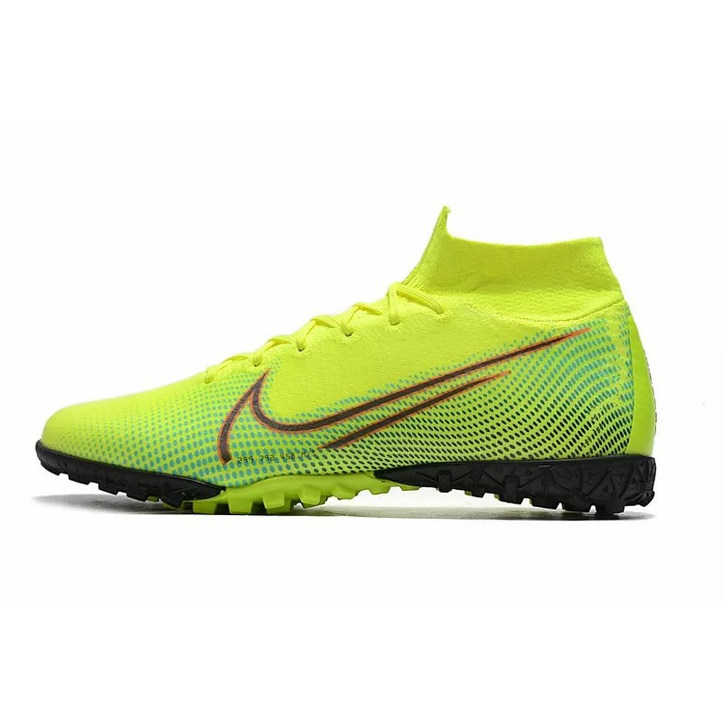 Botas de Fútbol Nike Mercurial Superfly 7 Elite TF Amarillo Fluorescente (#38~#45)
