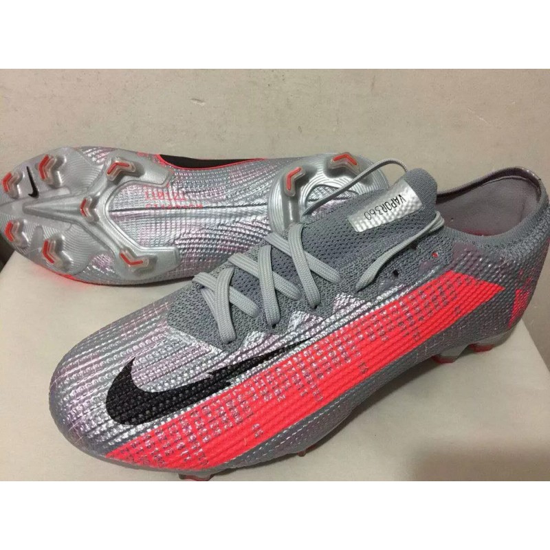 Botas de Fútbol Nike Mercurial Vapor 13 Elite FG Gris&Rojo (#39~#45)