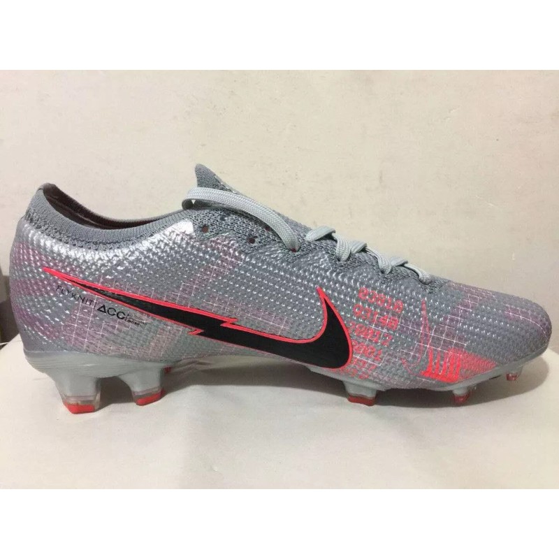 Botas de Fútbol Nike Mercurial Vapor 13 Elite FG Gris&Rojo (#39~#45)
