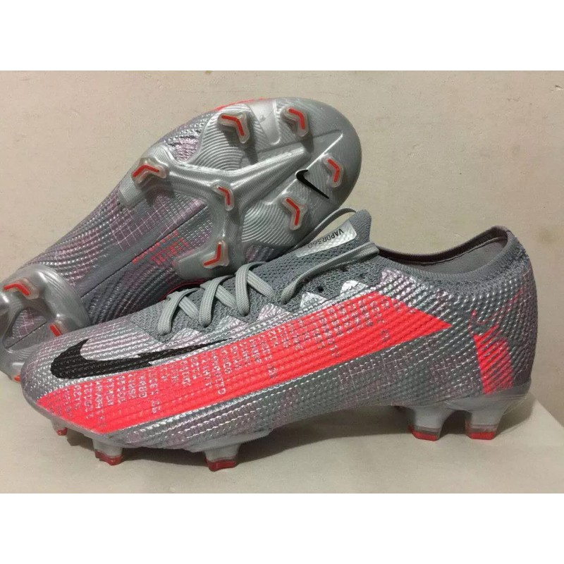 Botas de Fútbol Nike Mercurial Vapor 13 Elite FG Gris&Rojo (#39~#45)