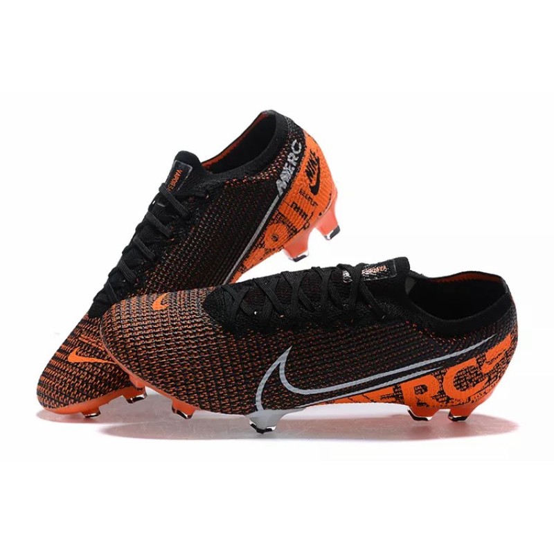 Botas de Fútbol Nike Mercurial Vapor 13 Elite FG Negro&Naranja (#39~#45)