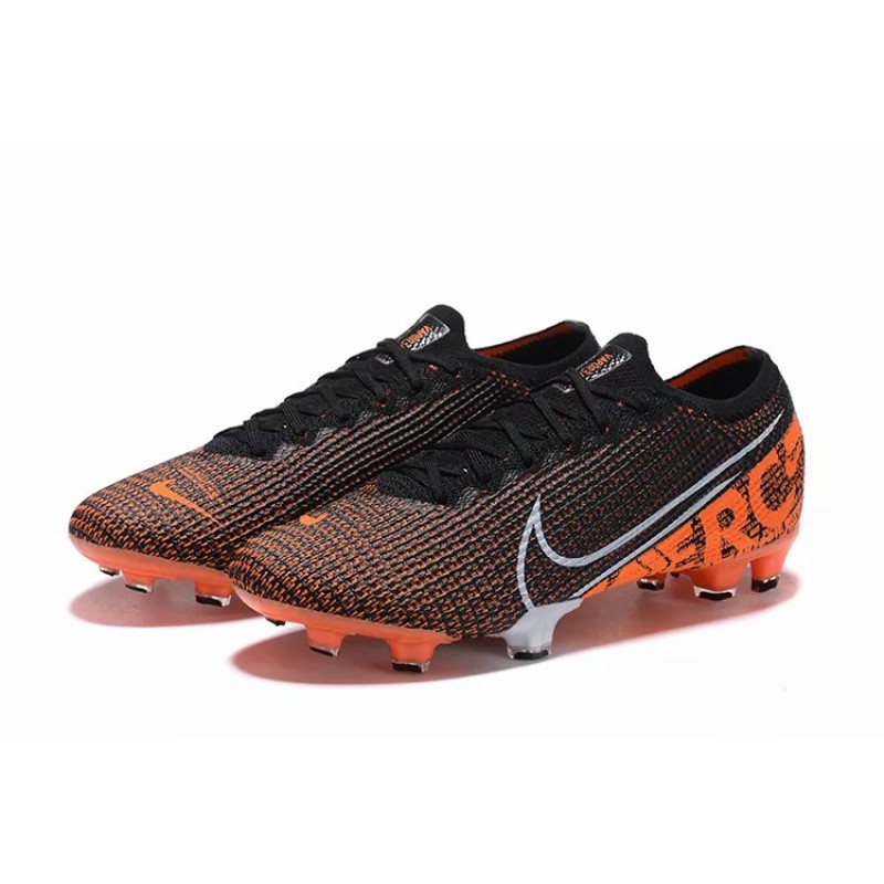 Botas de Fútbol Nike Mercurial Vapor 13 Elite FG Negro&Naranja (#39~#45)