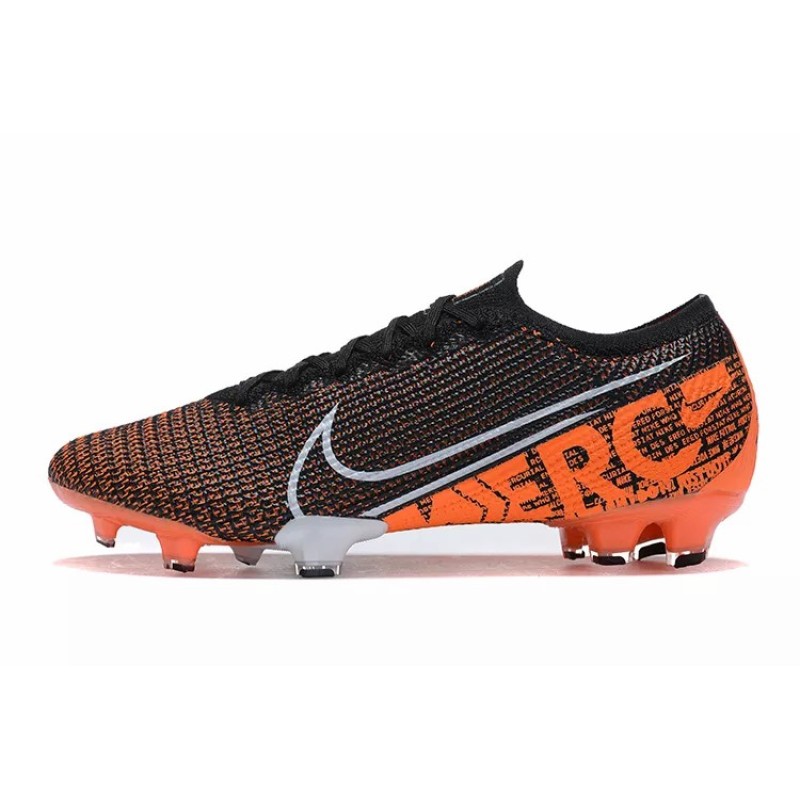 Botas de Fútbol Nike Mercurial Vapor 13 Elite FG Negro&Naranja (#39~#45)