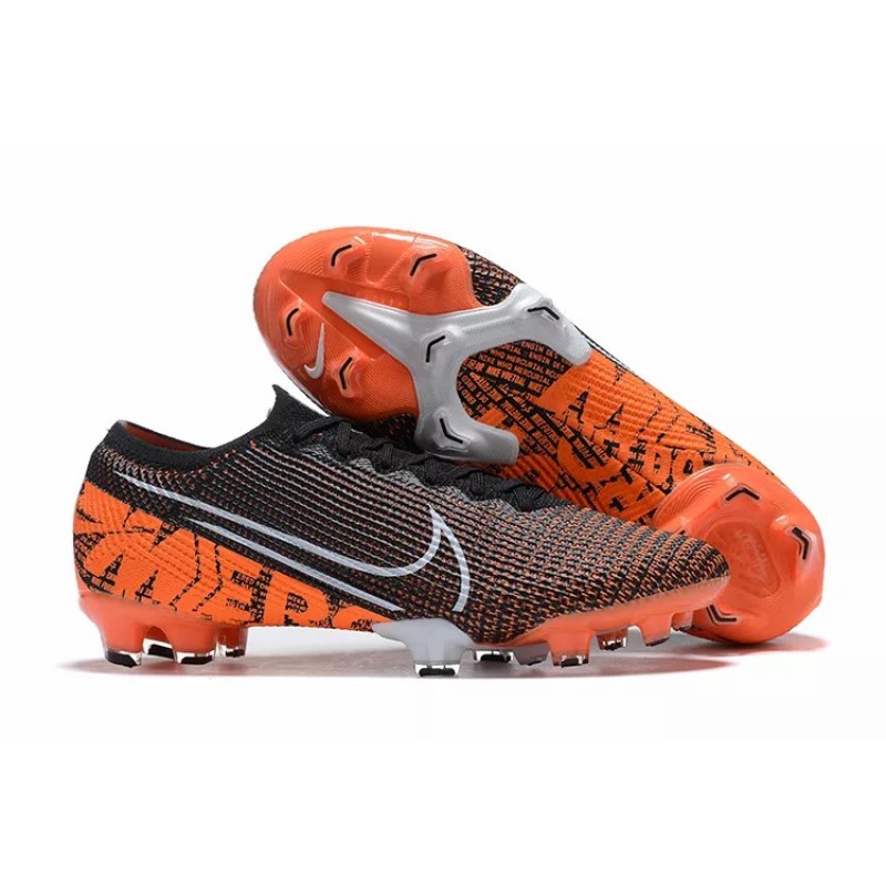 Botas de Fútbol Nike Mercurial Vapor 13 Elite FG Negro&Naranja (#39~#45)