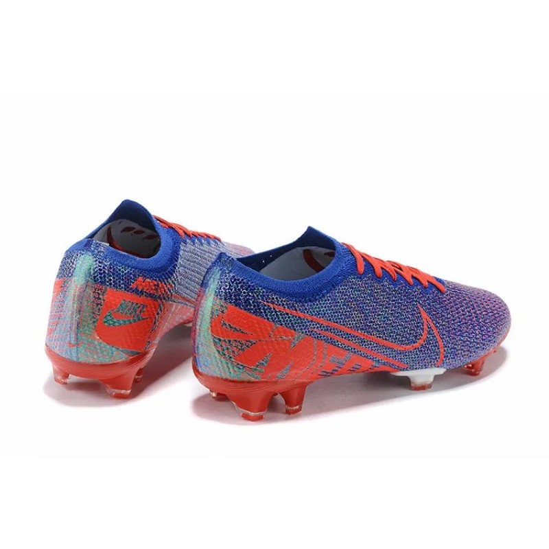 Botas de Fútbol Nike Mercurial Vapor XIII Elite FG Azul&Rojo Naranja (#38~#45)