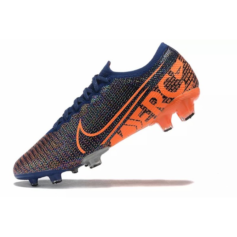 Botas de Fútbol Nike Mercurial Vapor XIII Elite FG Negro&Naranja (#38~#45)