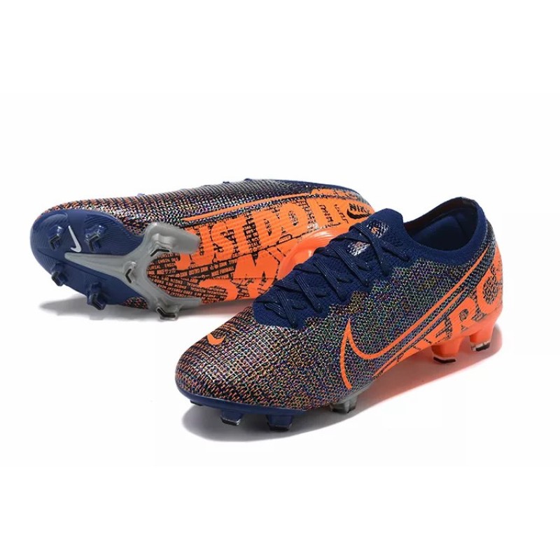 Botas de Fútbol Nike Mercurial Vapor XIII Elite FG Negro&Naranja (#38~#45)