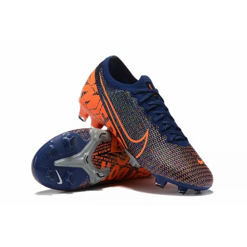 Botas de Fútbol Nike Mercurial Vapor XIII Elite FG Negro&Naranja (#38~#45)