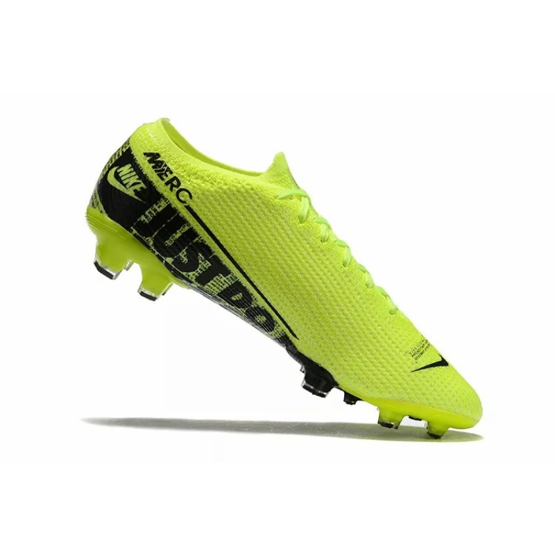Botas de Fútbol Nike Mercurial Vapor XIII Elite FG Amarillo Fluorescente&Negro (#38~#45)
