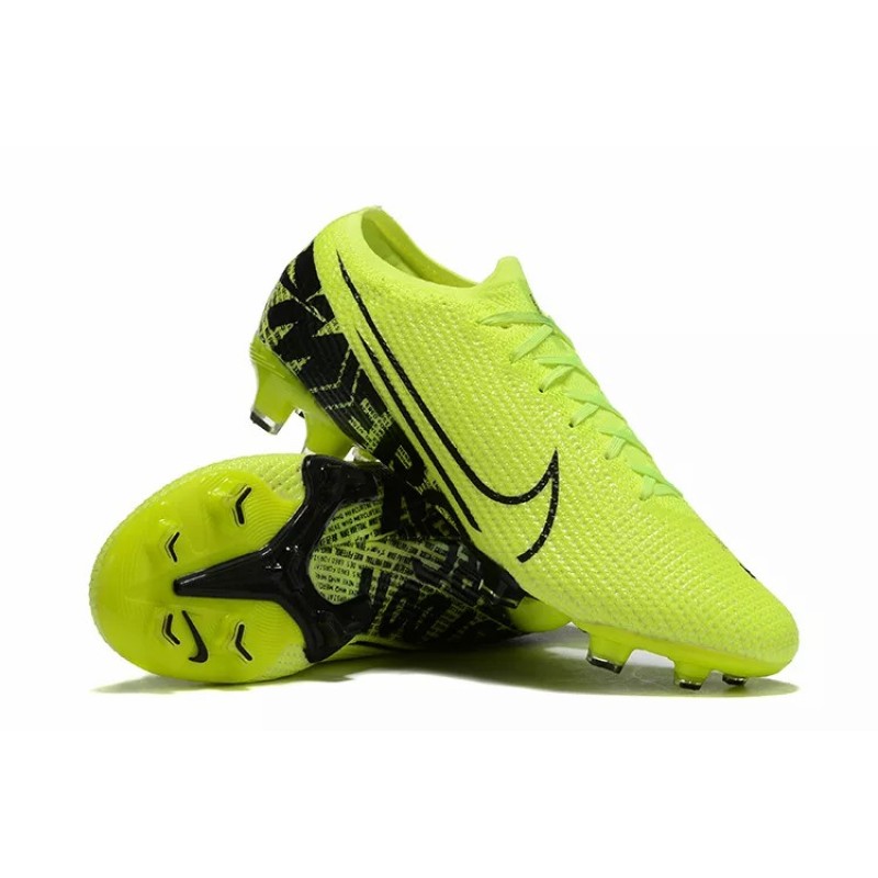 Botas de Fútbol Nike Mercurial Vapor XIII Elite FG Amarillo Fluorescente&Negro (#38~#45)
