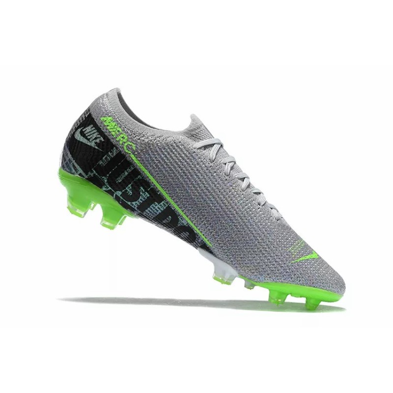 Botas de Fútbol Nike Mercurial Vapor XIII Elite FG Gris&Verde Fluorescente (#38~#45)