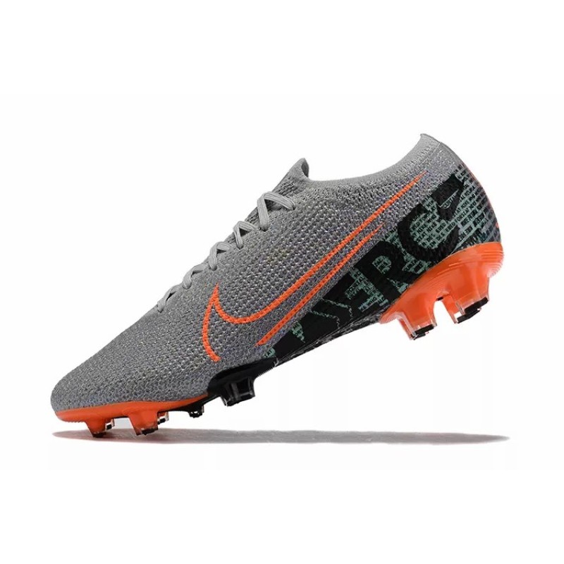 Botas de Fútbol Nike Mercurial Vapor XIII Elite FG Gris&Naranja&Negro (#38~#45)
