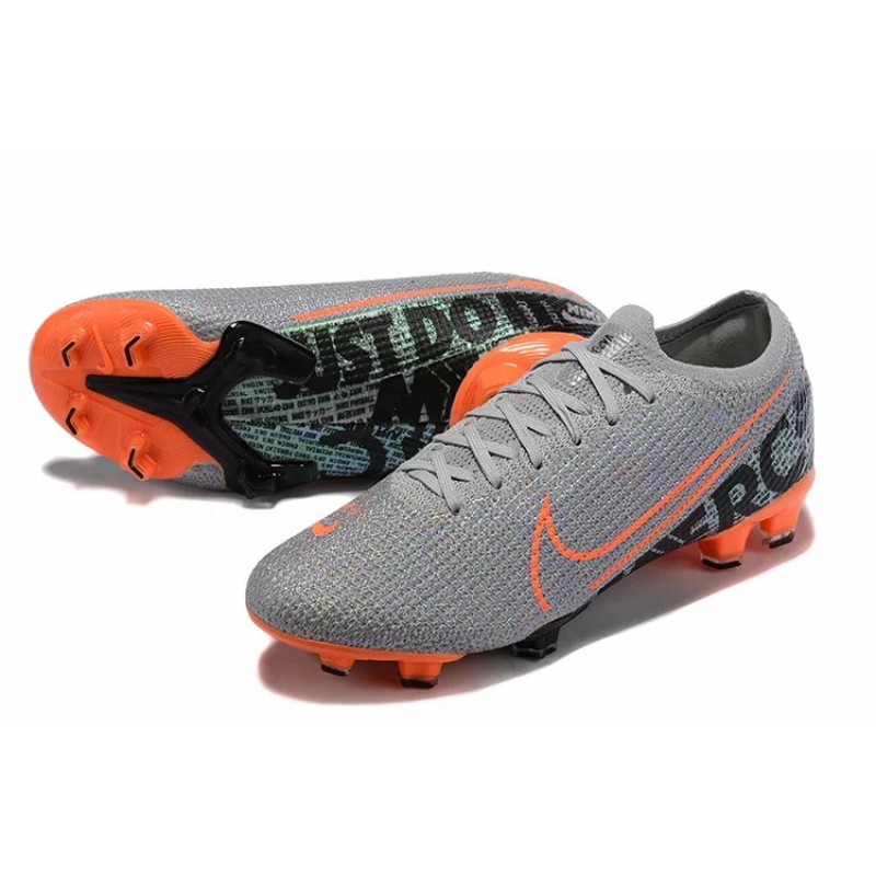 Botas de Fútbol Nike Mercurial Vapor XIII Elite FG Gris&Naranja&Negro (#38~#45)