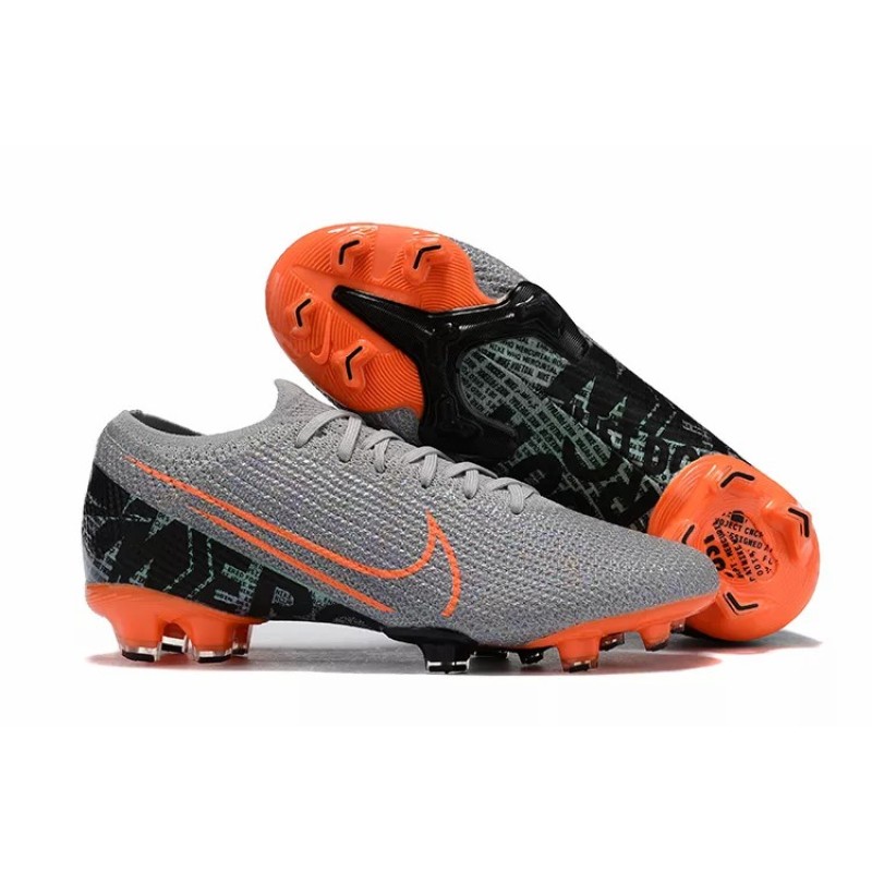 Botas de Fútbol Nike Mercurial Vapor XIII Elite FG Gris&Naranja&Negro (#38~#45)
