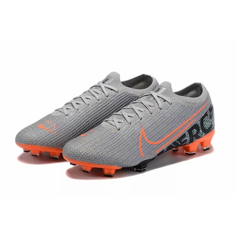 Botas de Fútbol Nike Mercurial Vapor XIII Elite FG Gris&Naranja&Negro (#38~#45)