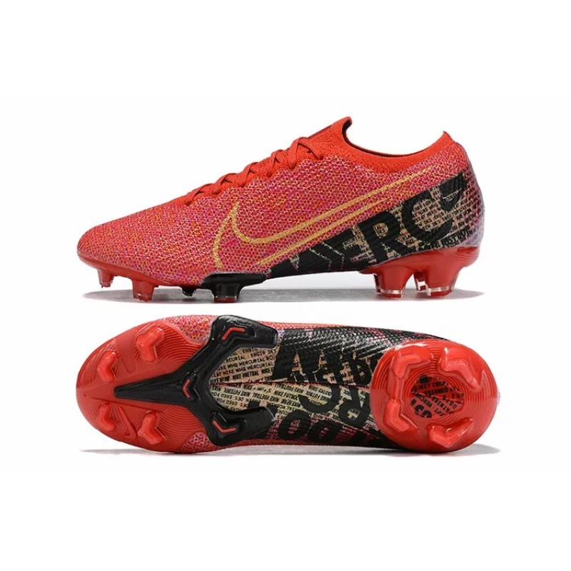 Botas de Fútbol Nike Mercurial Vapor XIII Elite FG Rojo&Negro (#38~#45)