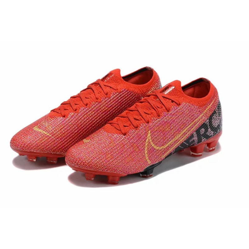 Botas de Fútbol Nike Mercurial Vapor XIII Elite FG Rojo&Negro (#38~#45)