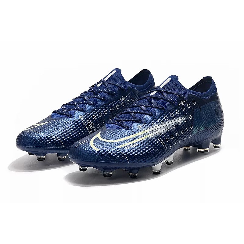 Botas de Fútbol Nike Mercurial Vapor 13 Elite AG Azul Marino (#35~#45)