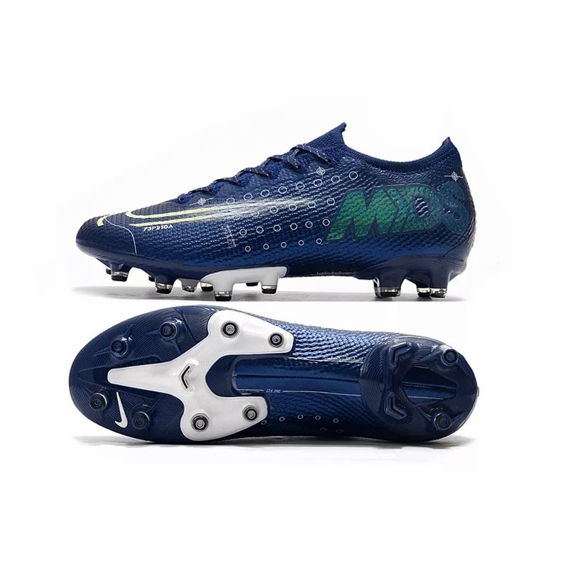 Botas de Fútbol Nike Mercurial Vapor 13 Elite AG Azul Marino (#35~#45)