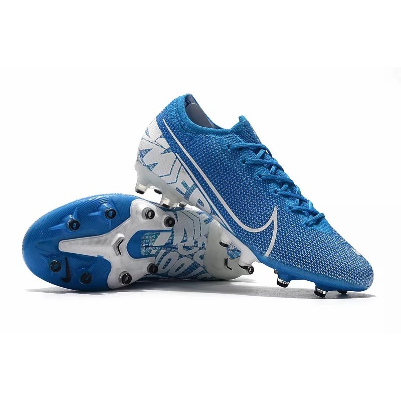 Botas de Fútbol Nike Mercurial Vapor 13 Elite AG Azul / Negro (#35~#45)